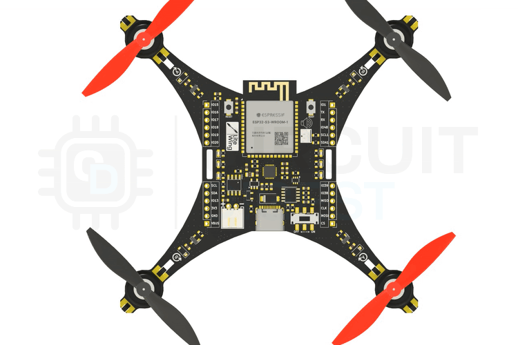 LiteWing VL53L1X Solder pad GIF