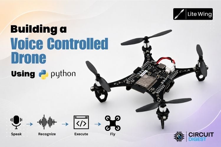 ESP32 Voice Controlled Drone with LiteWing using Python