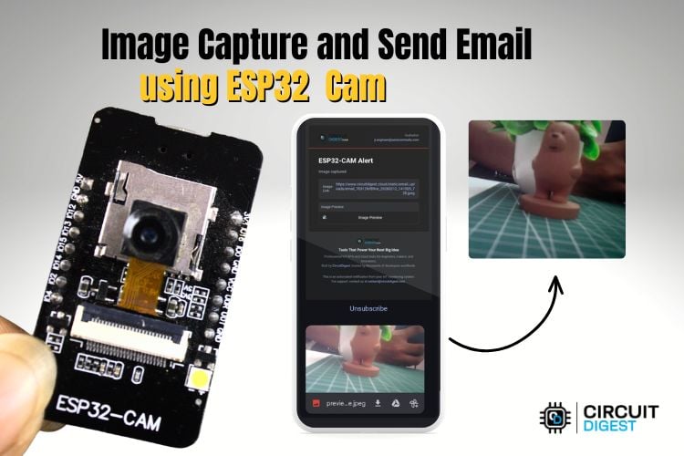 Real-Time Image Capture and Send Email Using ESP32-CAM