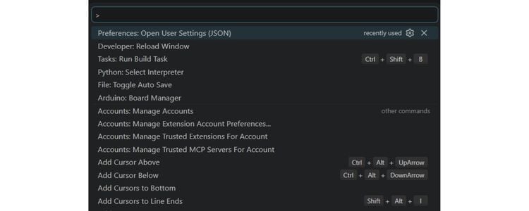 Configuring MAXIM SDK Path in VS Code via Command Palette 