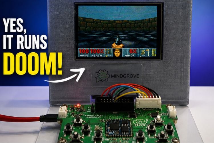 doom game demo s2401 mindgove microcontroller