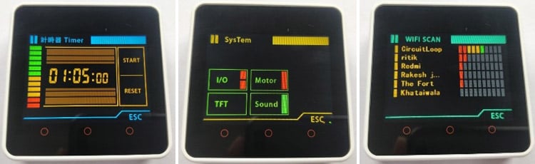 M5 Stack Core 2 Working