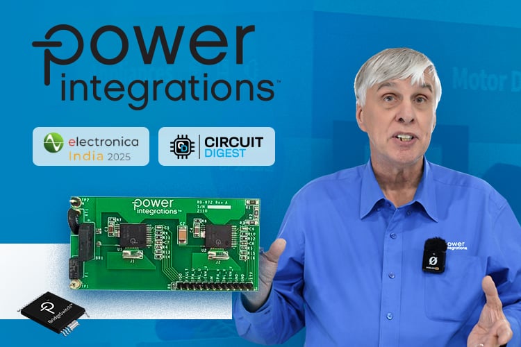Power Integrations' Booth at electronica India 2025