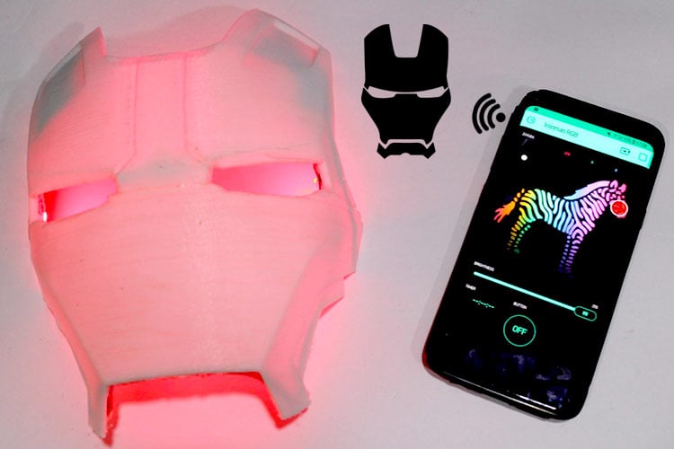 ESP8266 and Neopixel LED Strips Based RGB Night Lamp Controlled By Blynk App ESP8266 and Neopixel LED Strips Based RGB Night Lamp Controlled By Blynk App