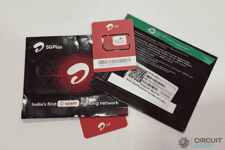 Airtel M2M IoT SIM cards